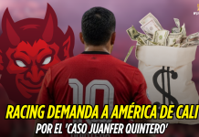 Racing demanda al América por el caso Juanfer América de Cali, Racing