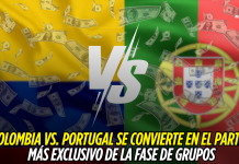 Colombia vs Portugal encabeza la fase de grupos Selección Colomboa, Selección de Portugal