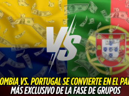 Colombia vs Portugal encabeza la fase de grupos Selección Colomboa, Selección de Portugal