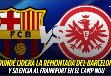 Barcelona remonta al Frankfurt con Koundé como líder Barcelona