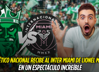 Messi y el Inter Miami visitan a Atlético Nacional Atlético Nacional, Inter Miami, Lionel Messi