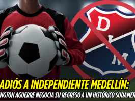 Aguerre dejaría Medellín rumbo a un grande sudamericano Independiente Medellín, Washington Aguerre