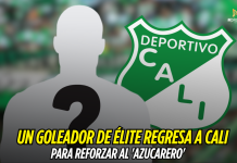 El Deportivo Cali recupera a un goleador de élite Deportivo Cali