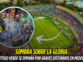 El título de Nacional, marcado por disturbios en Medellín Atlético Nacional
