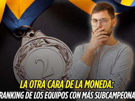 Liga Colombiana: los equipos con más subcampeonatos Liga Colombiana