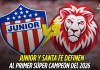 Junior y Santa Fe definen al Súper Campeón 2026 Junior de Barranquilla, Independiente Santa Fe