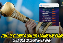 Liga Colombiana 2026: el equipo con abonos más caros Liga Colombiana
