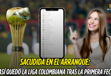 Liga Colombiana: así quedó tras la primera fecha Liga Colombiana