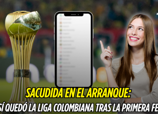 Liga Colombiana: así quedó tras la primera fecha Liga Colombiana