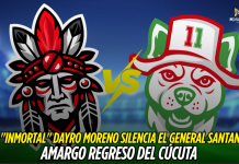 Dayro Moreno amarga el regreso del Cúcuta en casa Dayro Moreno