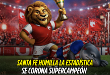 Santa Fe venció a la estadística y es Supercampeón Independiente Santa Fe