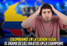 Champions League: alerta por tarjetas a colombianos Champions League