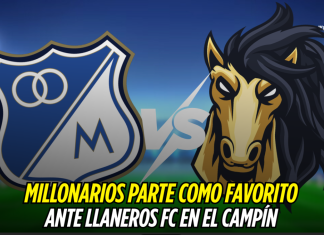 Millonarios llega como favorito ante Llaneros FC Millonarios, Llaneros FC