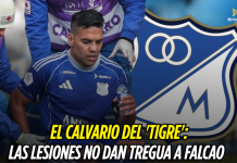 Falcao y su lucha eterna contra las lesiones Millonarios, Radamel Falcao García