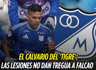 Falcao y su lucha eterna contra las lesiones Millonarios, Radamel Falcao García