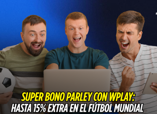 Super bono parley Wplay: 15% extra en fútbol Súper bono, Wplay.co