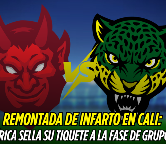 América remonta en Cali y clasifica a fase de grupos América de Cali, Atlético Bucaramanga, Copa Sudamericana