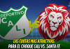 Cali vs Santa Fe: apuestas con mejores cuotas Deportivo Cali, Independiente Santa Fe