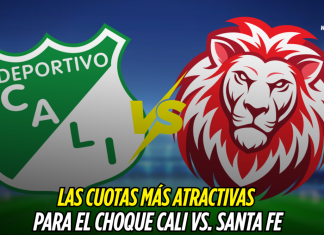 Cali vs Santa Fe: apuestas con mejores cuotas Deportivo Cali, Independiente Santa Fe