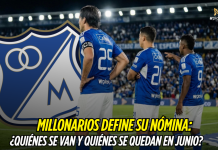 Millonarios alista salidas y renovaciones en junio Millonarios