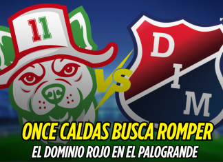 Once Caldas, por romper la hegemonía roja Once Caldas, Independiente Medellín