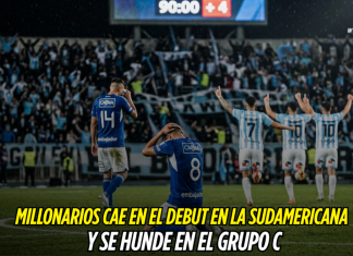 Millonarios cae en su debut y complica el Grupo C Millonarios