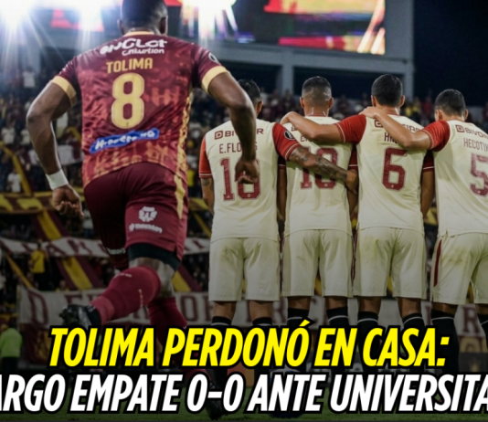 Tolima falló en casa y empató 0-0 con Universitario Deportes Tolima, Copa Libertadores