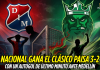 Nacional se lleva el clásico 3-2 con autogol final Nacional, Medellín