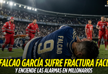 Millonarios en alerta: Falcao sufre fractura facial Millonarios, Falcao García