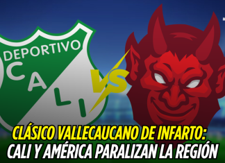 Cali vs América: clásico vibrante en el Valle Deportivo Cali, América de Cali, Liga Colombiana, Primera A Colombia