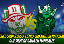 Once Caldas busca el milagro ante Nacional Once Caldas, Nacional