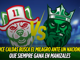 Once Caldas busca el milagro ante Nacional Once Caldas, Nacional