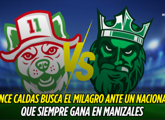 Once Caldas busca el milagro ante Nacional Once Caldas, Nacional