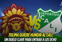 Tolima vs Cali: duelo clave por el top 8 Deportes Tolima, Deportivo Cali
