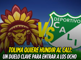 Tolima vs Cali: duelo clave por el top 8 Deportes Tolima, Deportivo Cali