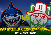 Junior va por semifinales frente a Once Caldas Junior de Barranquilla, Once Caldas, Primera A Colombia, Liga Colombiana