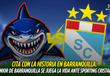 Junior obligado a ganar frente a Sporting Cristal Junior de Barranquilla, Sporting Cristal, Copa Libertadores