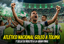Nacional goleó al Tolima y clasificó a la final Atlético Nacional