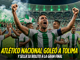 Nacional goleó al Tolima y clasificó a la final Atlético Nacional