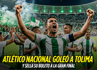 Nacional goleó al Tolima y clasificó a la final Atlético Nacional