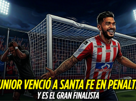 Junior eliminó a Santa Fe en penales y es finalista Junior de Barranquilla, Independiente Santa Fe