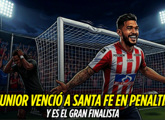 Junior eliminó a Santa Fe en penales y es finalista Junior de Barranquilla, Independiente Santa Fe