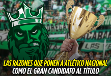 Atlético Nacional, firme candidato al título Atlético Nacional, Liga Colombiana, Primera A Colombia