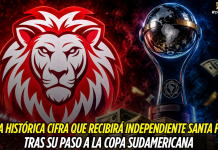 Santa Fe recibe premio histórico en Copa Sudamericana Independiente Santa Fe, Copa Sudamericana