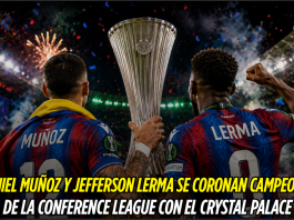 Crystal Palace celebra con Muñoz y Lerma Daniel Muñoz, Jefferson Lerma, Conference League, Crystal Palace