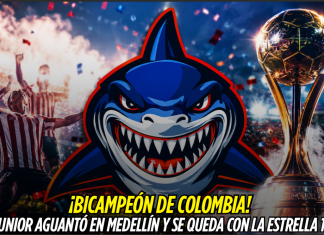 ¡Junior hace historia y celebra su estrella 12! Junior de Barranquilla
