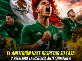 México debuta con autoridad frente a Sudáfrica Selección de México, Selección de Sudáfrica, Copa Mundial 2026