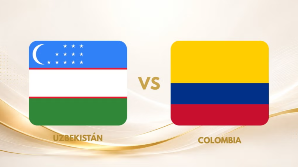 Uzbekistan vs Colombia, Selección Uzbekistan vs Selección Colombia, Copas Mundial 2026