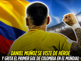 Daniel Muñoz marca el primer gol de Colombia Daniel Muñoz, Mundial 2026, Colombia