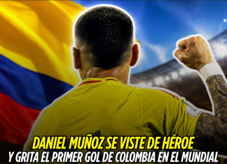 Daniel Muñoz marca el primer gol de Colombia Daniel Muñoz, Mundial 2026, Colombia